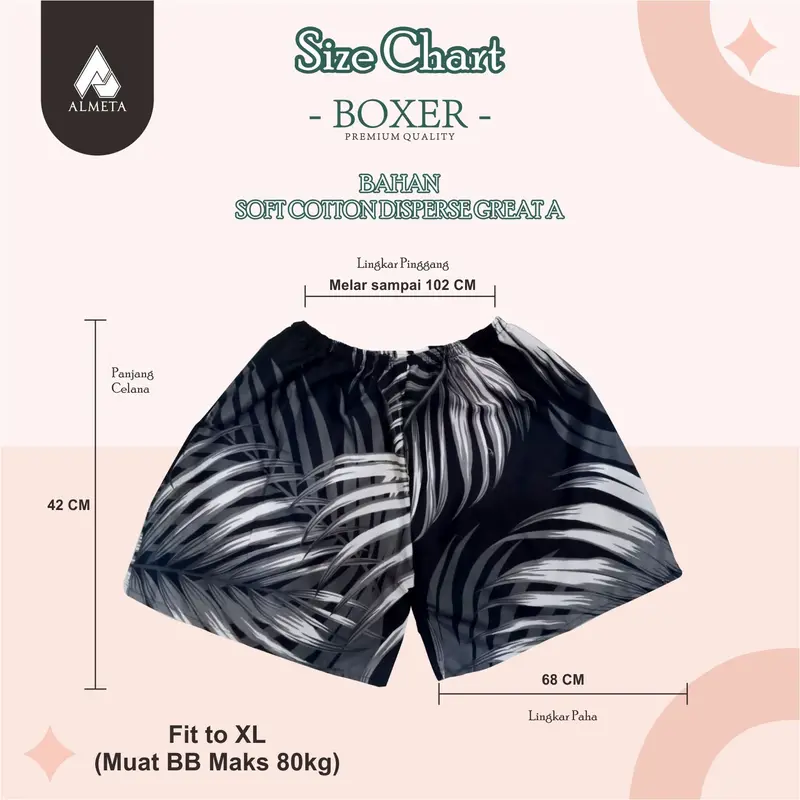 PROMO 10pcs Celana Boxer Unisex Kualitas Premium | Celana Kolor | Boxer Pria | Boxer Wanita | Boxer Kekinian | 10 PCS santai shorts 7