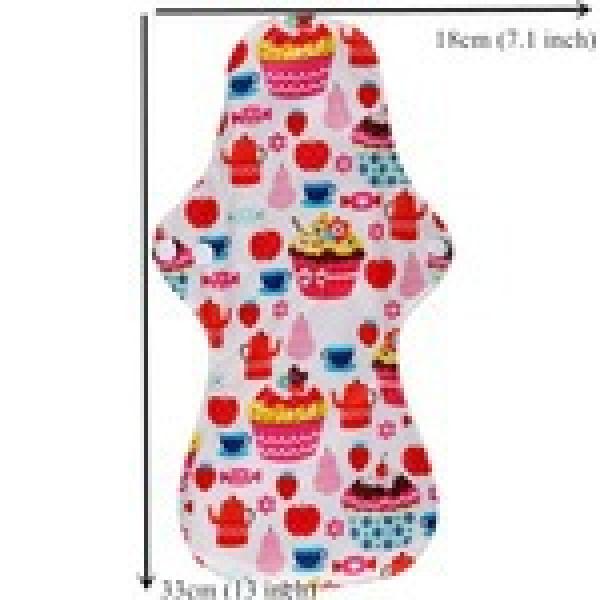 Product Introduction of In Stock 33*18 Health Pad Washable Water-Repellent Cloth Sanitary Napkin Factory Direct Sales Large Size Physiological Hygiene Nursing Pad 2