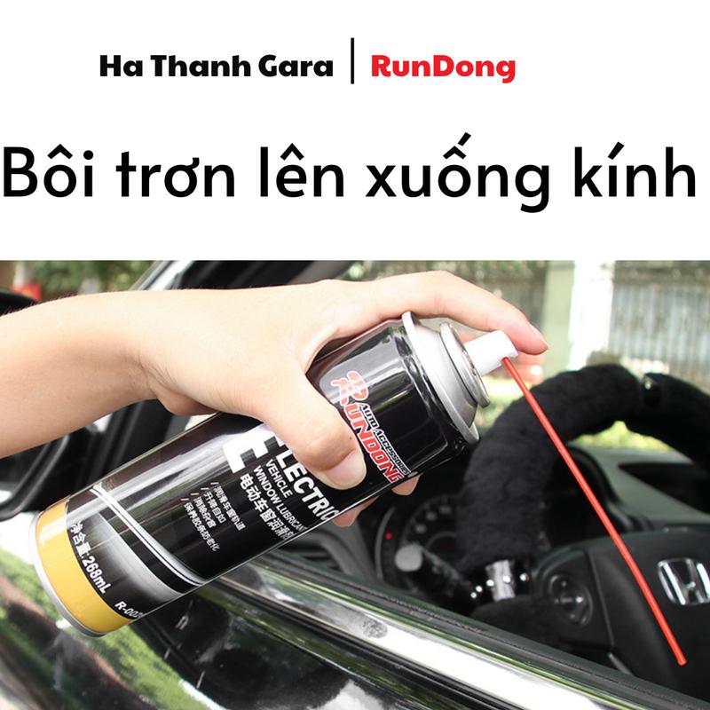 Xịt bôi trơn cửa kính ô tô, dưỡng gioăng cao su chống kẹt kính ô tô giúp lên xuống kính nhẹ nhàng