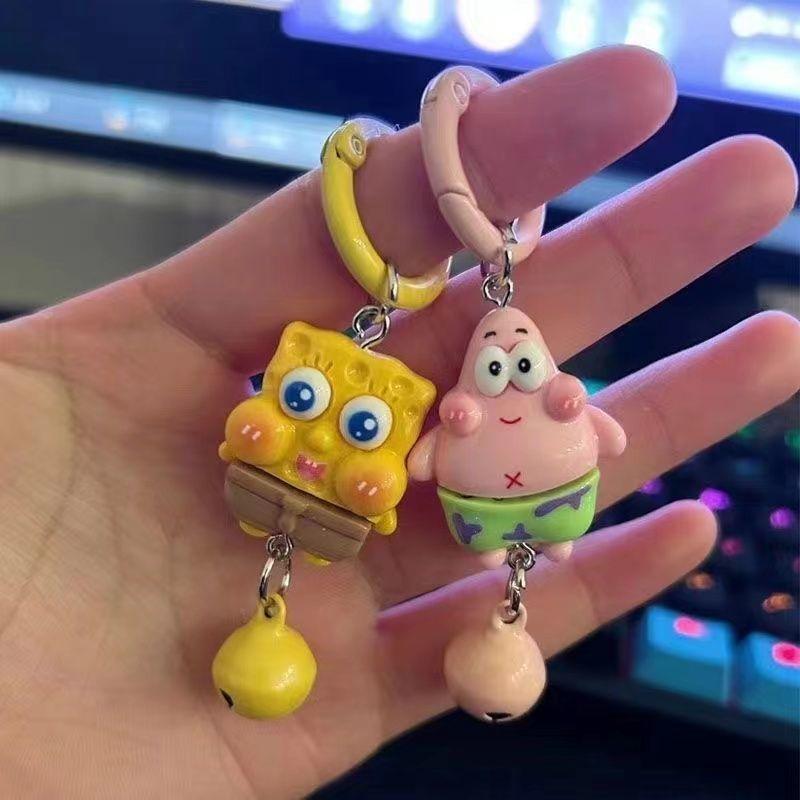 Product Introduction of Dây Chuyền Chìa Khóa SpongeBob Patrick Star, Mặt Dây Chuyền Hoạt Hình Dễ Thương, Phụ Kiện Ba Lô Cho Bé Gái, Quà Tặng Bạn Thân, Cầm Tay, Phát Hành Mới Năm 2025 2