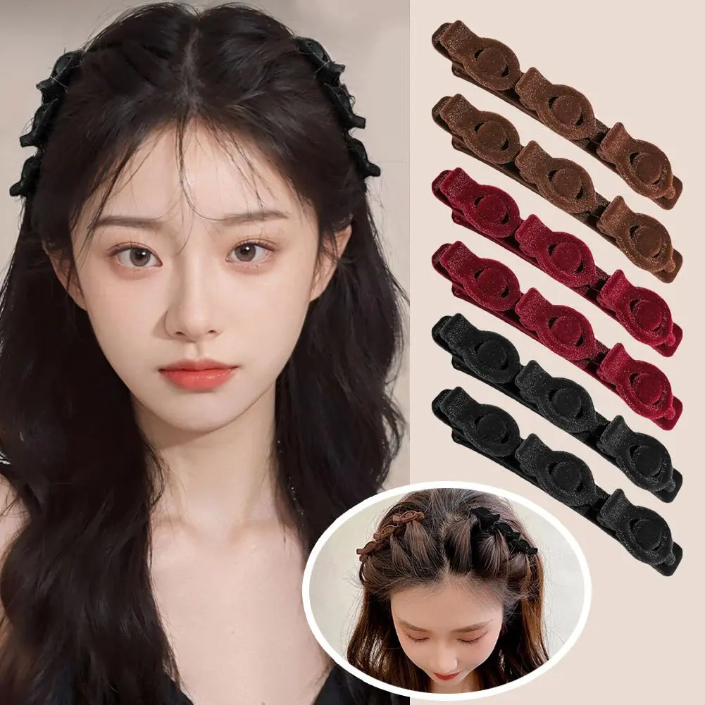 Kẹp Tóc, Phong Cách Hàn Quốc Mới, Kẹp Tóc tết, Đồ Tạo Tác Bện Bên, Dành Cho Tóc Nữ, J9I9