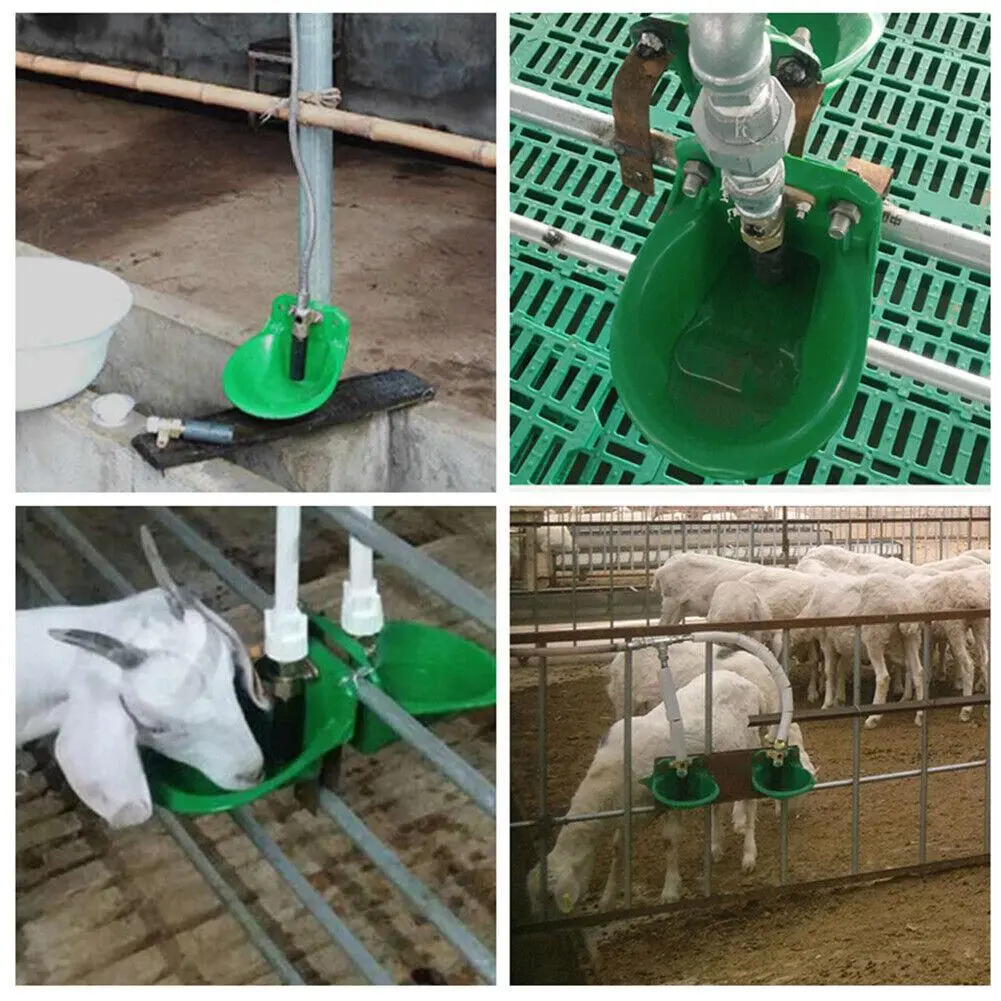 Automatic Durable Sheep Drinker Cup Catter Goat Drinking Animal Feeder Bowl Water Use Tool M8S1