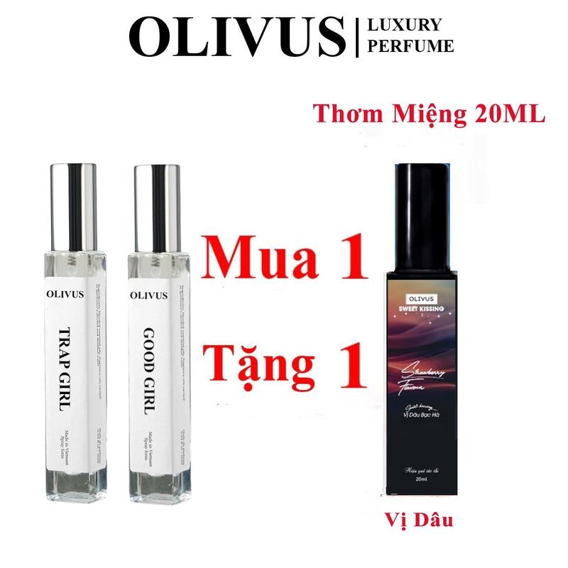 Tinh Dầu Nước hoa nữ OLIVUS Good Girl,Trap Girl 10ml + Xịt Thơm Miệng 20ML Cosmetic Perfume Women