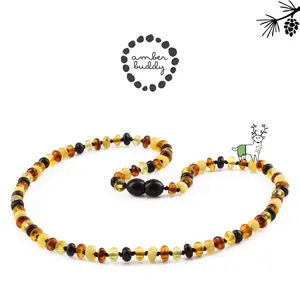 Amber Buddy - XR53M2 Kalung Amber untuk Dewasa. 42 cm [ FREE BANGLE ]