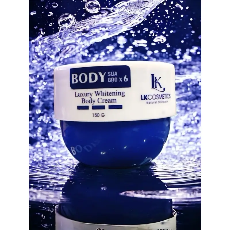 Kem body sữa gạo dưỡng trắng da makup ,kháng nước 1