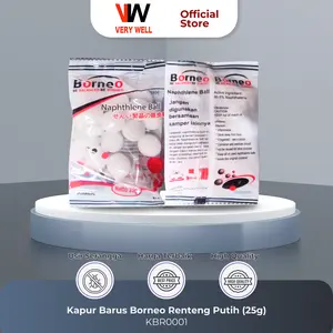 Kapur Barus Borneo Renteng Putih (25g)