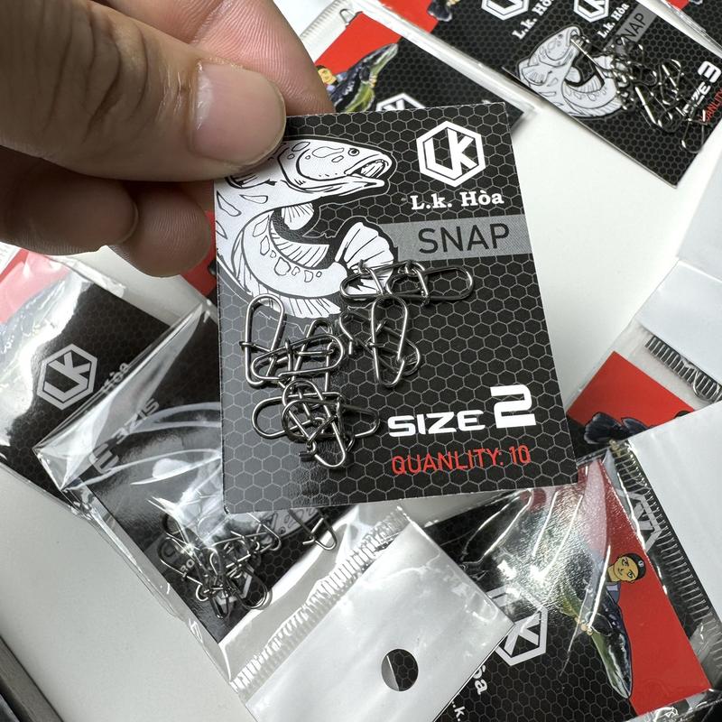 [LK HÒA] KHÓA LINK CHUYÊN CÂU LURE SNAP LK Đi Câu Bắt Cá Fishing Câu Cá 2