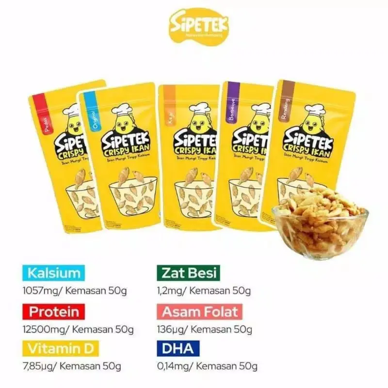 Crispy Ikan Sipetek | Ikan Mungil Tinggi Kalsium 0