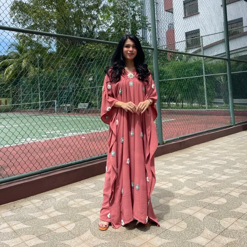 KAFTAN NAGITA POMPOM FREE BROS MODEL EMBOS 1