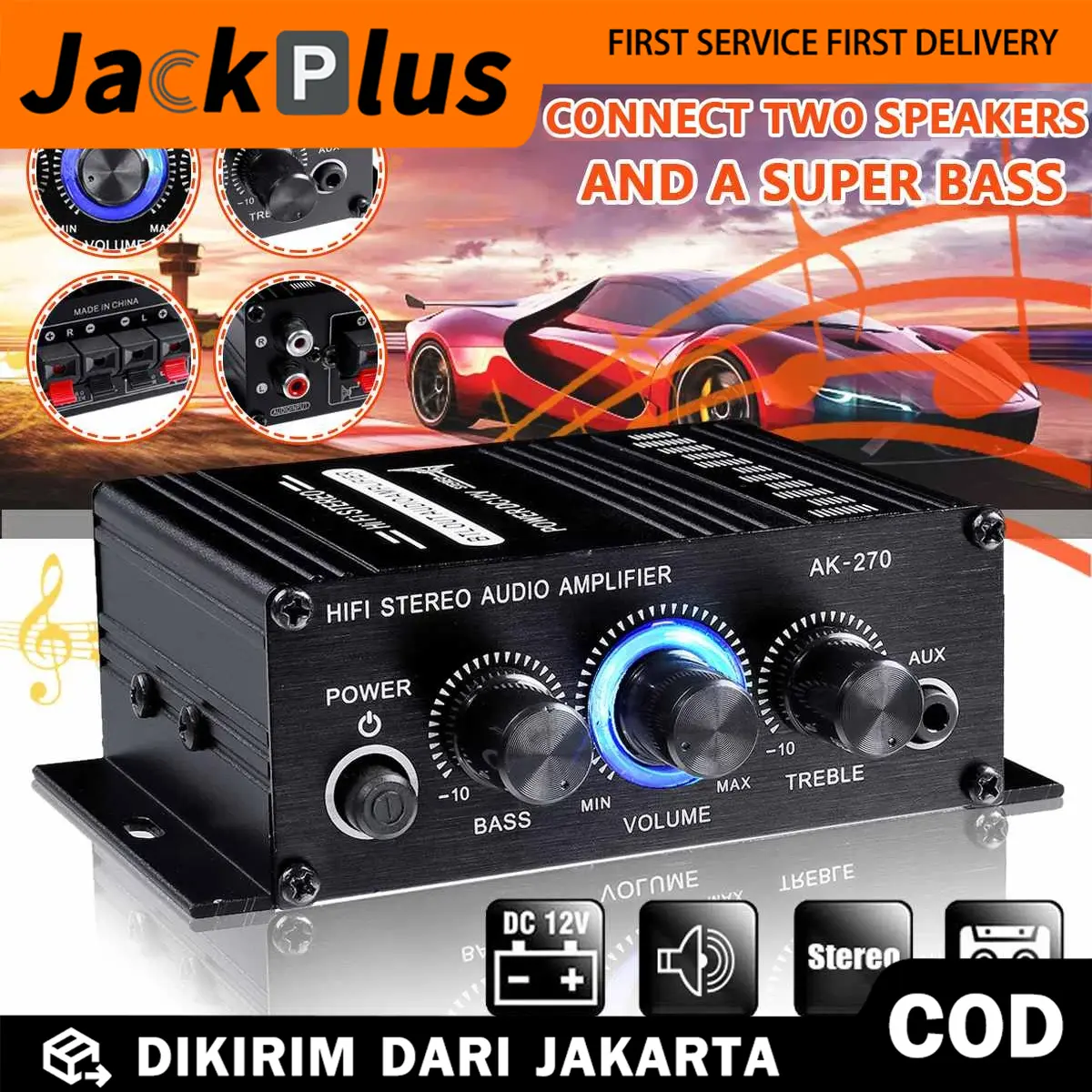 【COD】 AK270 AK160 2 Channel Bluetooth Power Amplifier 400W  Home Digital Amplifiers Hifi Stereo Audio Power Amplifier Home Sound Power Amp RCA AUX