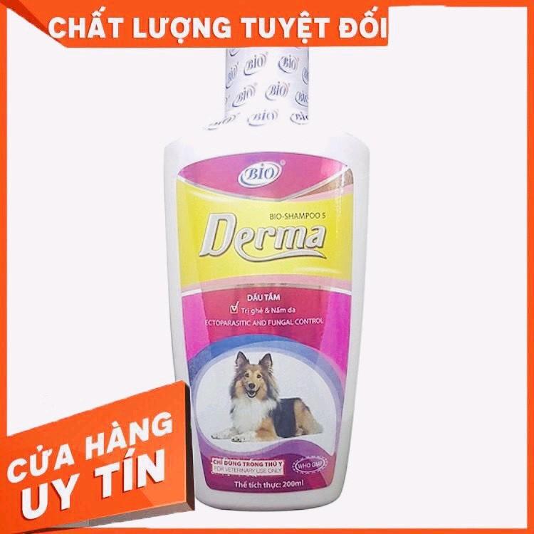 Sữa Tắm Bio Derma Trị Ghẻ Nấm Da Cho Chó Mèo (200ml)