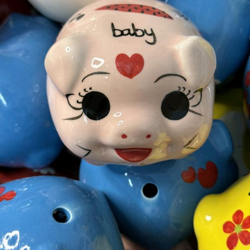 Heo Tiết Kiệm Lỗ Tròn S2 Heo Đất Lơn Đất Ống Heo Tiết Kiệm boheo tietkiem hộp đựng tiền pokemon heosumi ni trâu hũ mini mọi lợn tiết kiệm bơ cảnh con đấttiếtkiệm két sắt