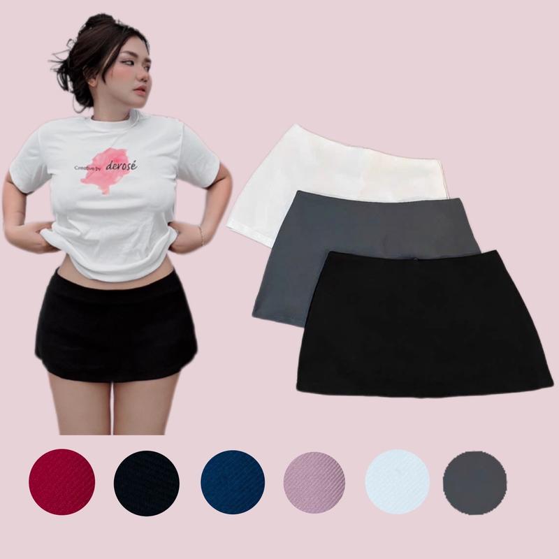 |BAOBEII GU| Chân váy Y2K cạp trễ nhiều màu- Có Bigsize