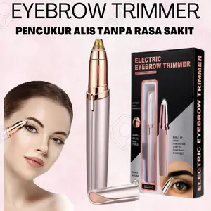 Pencukur Alis USB Elektrik Cukur Alis Portable Epilator Alis Elektrik Tanpa Rasa Sakit Eyebrow Hair Trimmer Cukur Alis
