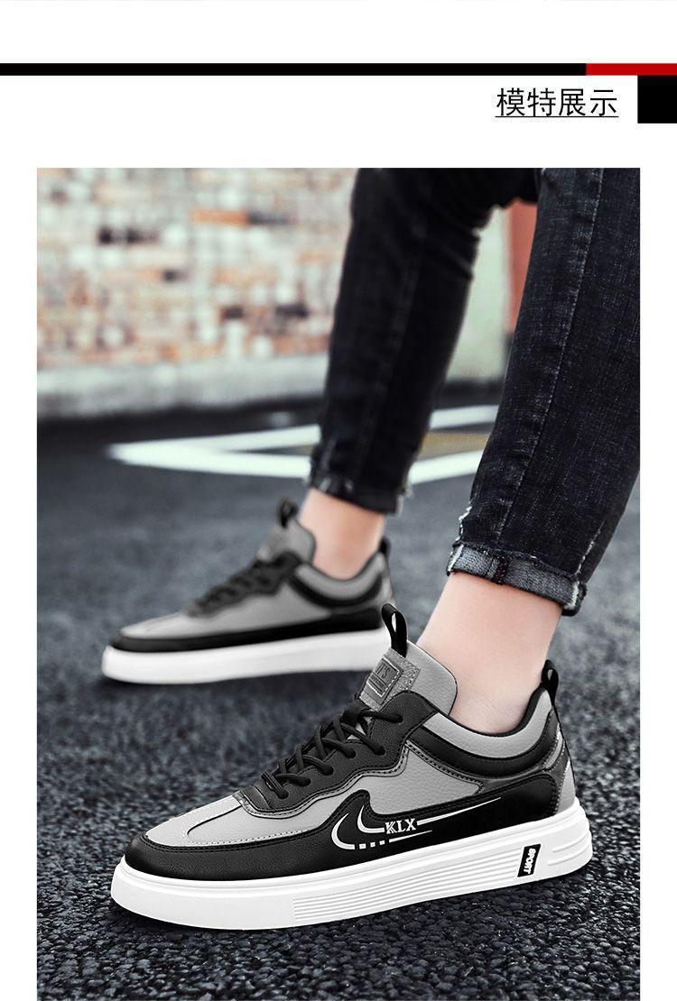 Product Introduction of 2024 Spring New Korean Men's Shoes Student Sports All-Match Canvas Board Shoes Casual White Shoes Ins Trendy Men's Shoes Runner Athletic Trainers Training 10