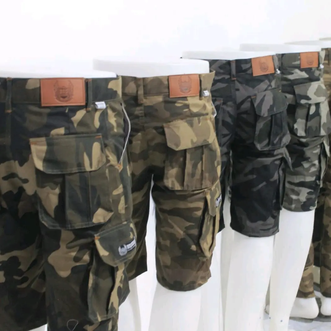 celana cargo pendek loreng army Nyaman