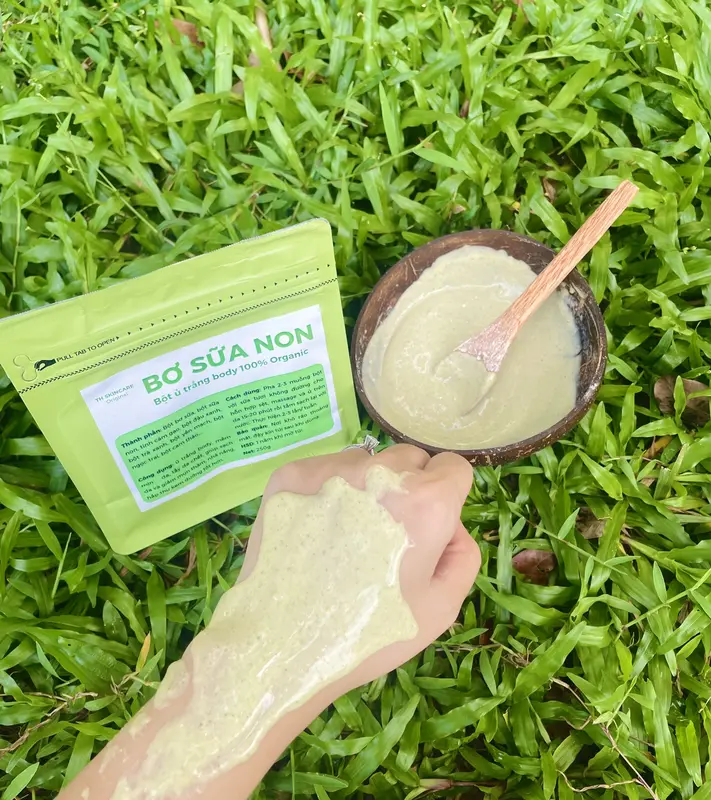 Combo 10: Bột thảo mộc 500g + Ủ bơ sữa non 250g Tắm trắng mịn da 2