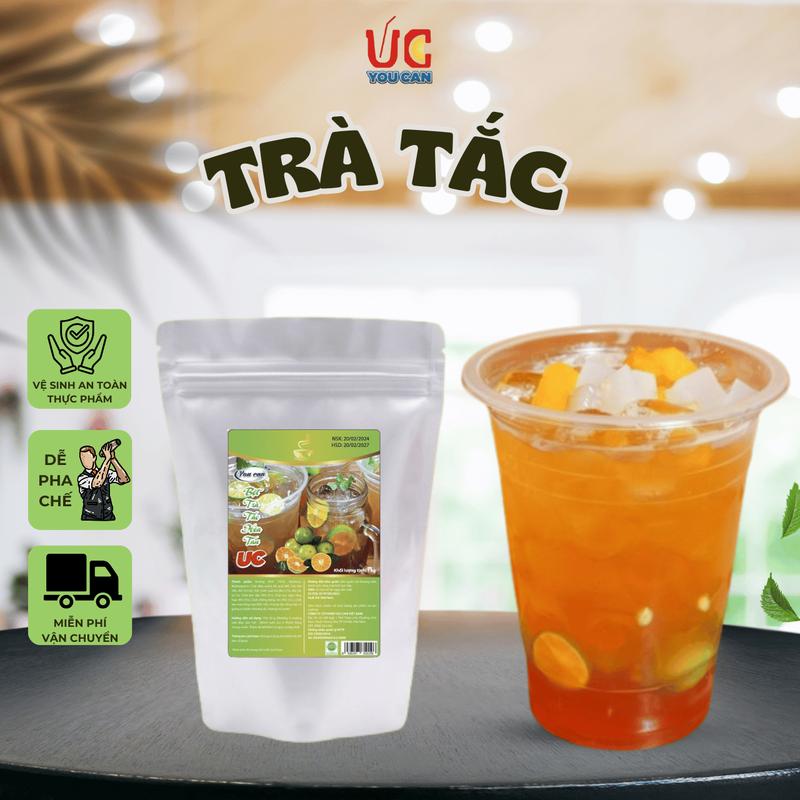 1Kg Pha 50Ly, Trà Tắc Hòa Tan UC Hàng Công Ty, Thơm Ngon, Chuẩn Vị,Dễ Pha, Không Cần Ủ Trà,Trà Xanh Nước Trà Chua Chè Tea Đường