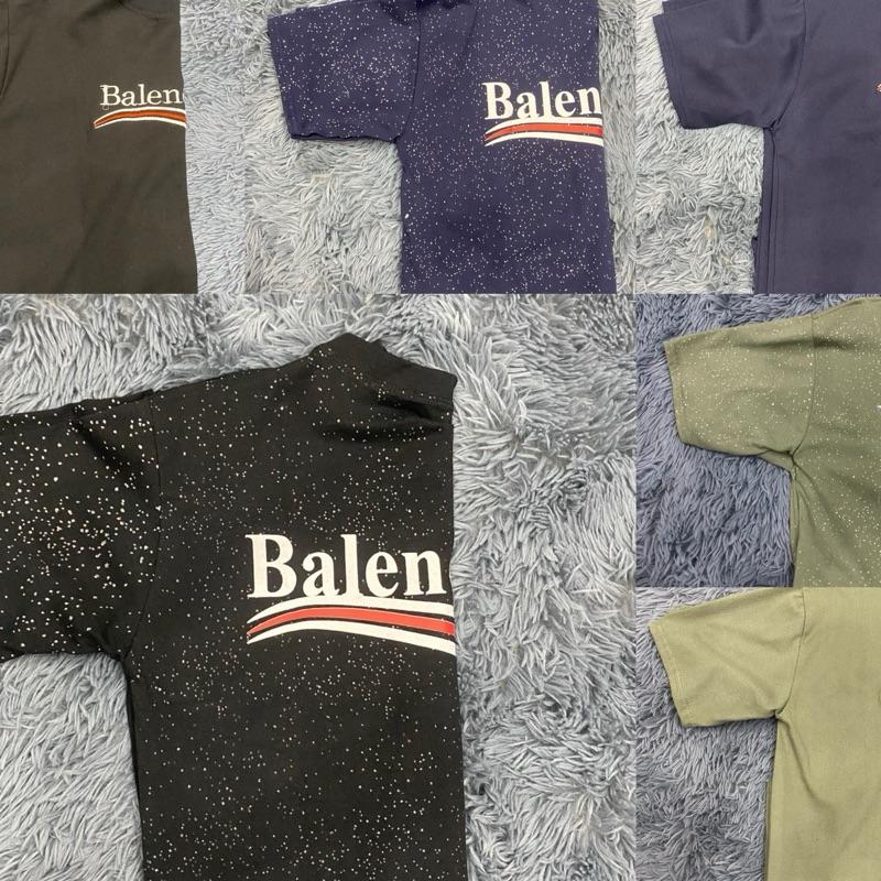 Áo phông balen nam nữ chất cotton co giãn 0