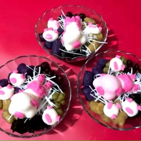 NHIENCAKE Khuôn silicon 4D heo tắm tiên dùng làm pudding, thạch rau câu, sáp nến, xà phòng 7