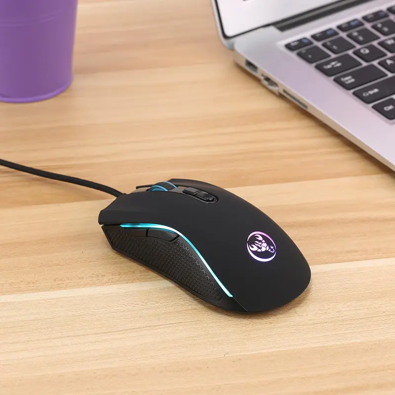 HXSJ-A869 Wired Gaming Mouse, 3200DPI Optical Sensor Mouse, Ergonomic Right Hand Gamer Mouse, Gaming Accessories for Home Office 7