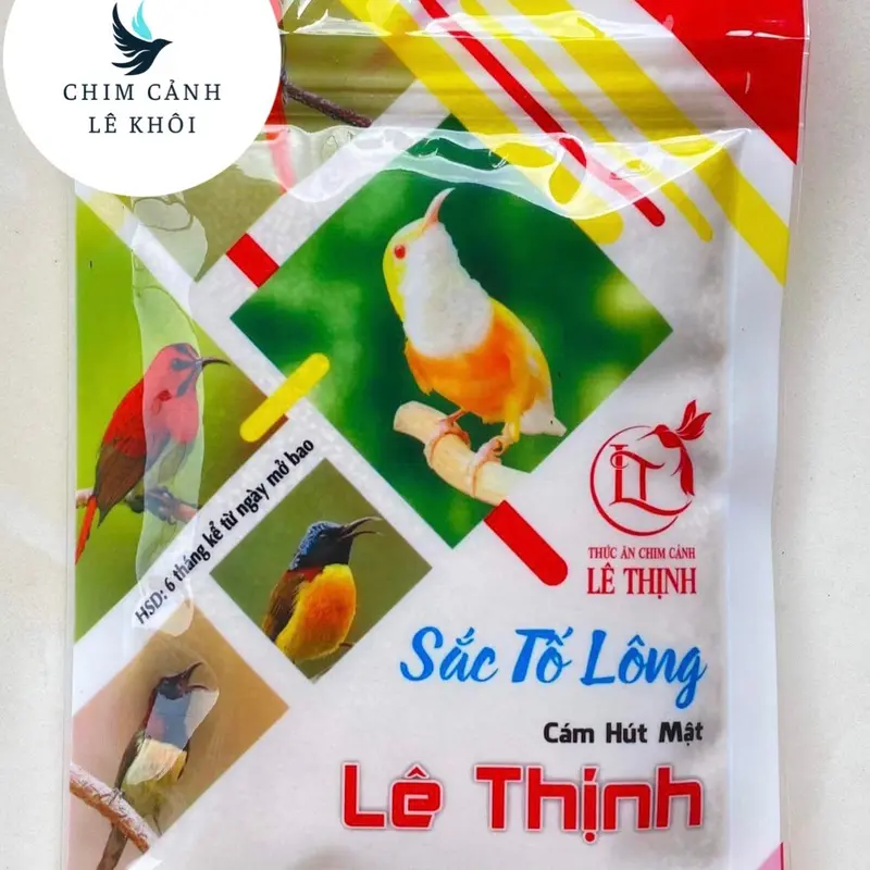 (3Bịch )CÁM HÚT MẬT LÊ Thịnh- SẮC TỐ LÔNG 100g 0