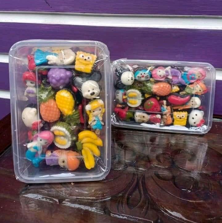 COKLAT BAR KARAKTER LUCU,COKLAT KARTUN BUAH, COKLAT WARNA WARNI, COKLAT KARAKTER 3 DIMENSI Bebas Susu 0
