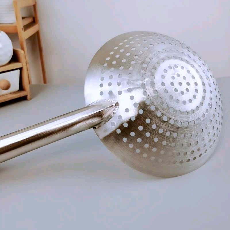 Vợt Vớt Xương, Vợt Chao Xương Inox 304 Dày Dặn Nguyên Khối Chuyên dùng cho nhà bếp, nhà hàng khách sạn 1