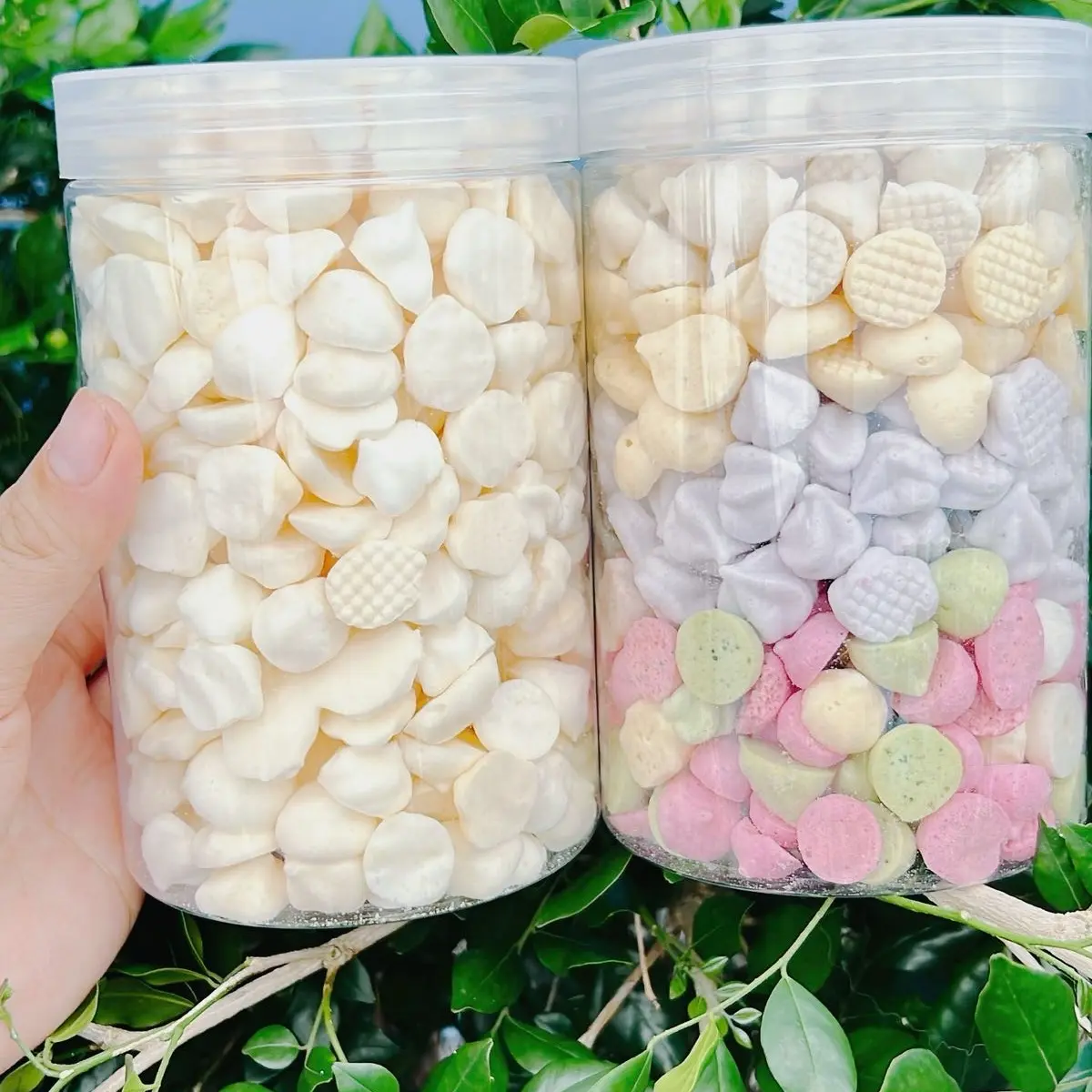 Combo 2 Hủ Bánh SC Nguyên Vị Và SC Trái Cây 800ml { Ăn Dặm Cùng Mẹ Min   Mới } Food Cake Ăn Vặt Snack banh keo banh  gaun