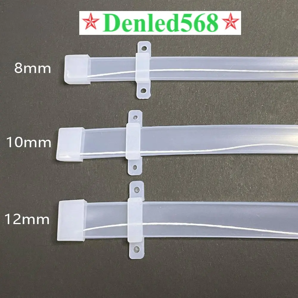 Vỏ silicon trong suốt bọc dây Led chống thấm nước chống bụi chịu được nhiệt từ đèn LED tỏa ra