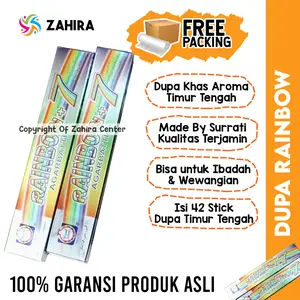 Dupa Stick Rainbow Bau Harum 7 Macam Aroma Bukhur Stik Hio Untuk Acara Keagamaan Khas Arab Timur