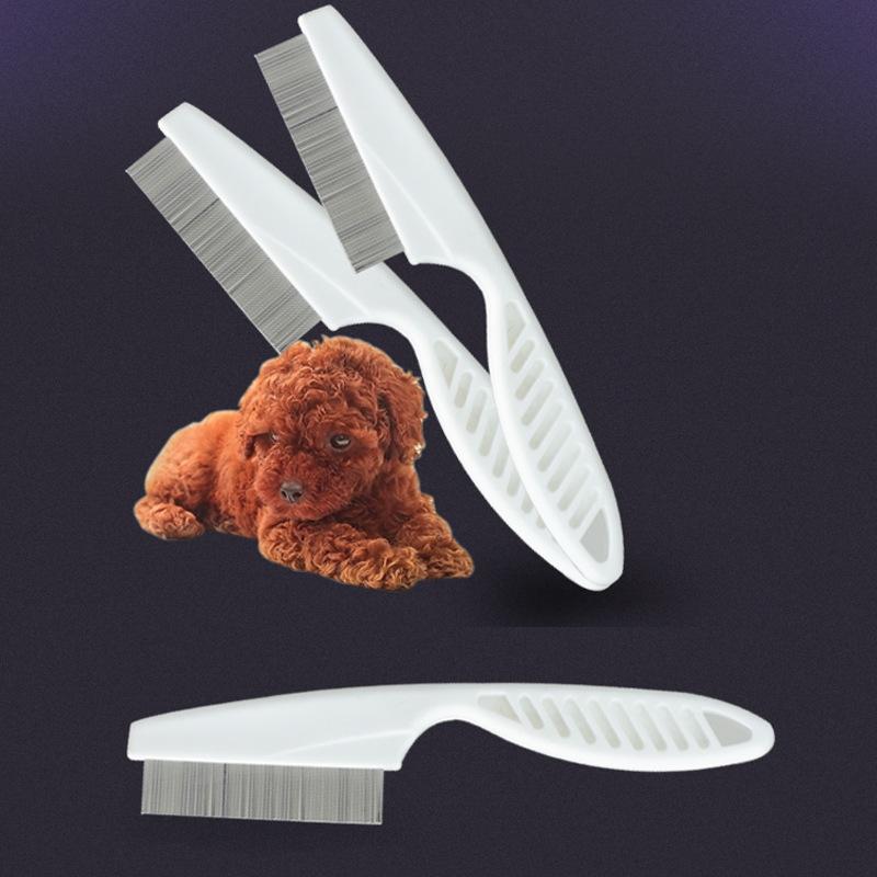 Product Introduction of 1Pc Pet Grooming Brush Small Pet Rabbit Hair Remover Flea Dog Cats Comb Shampoo Bath Brush Hamster Guinea Pig Cleaning Tool 0