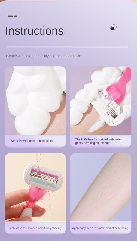 Product Introduction of Women'S Razor Manual Shaver Razor 12