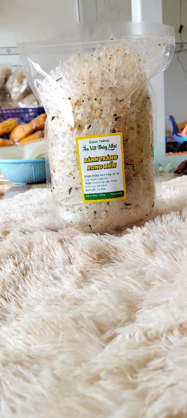 Product Introduction of Gói Bánh Tráng 500gr Rông Biển (không cay) Snack Ăn Vặt 1