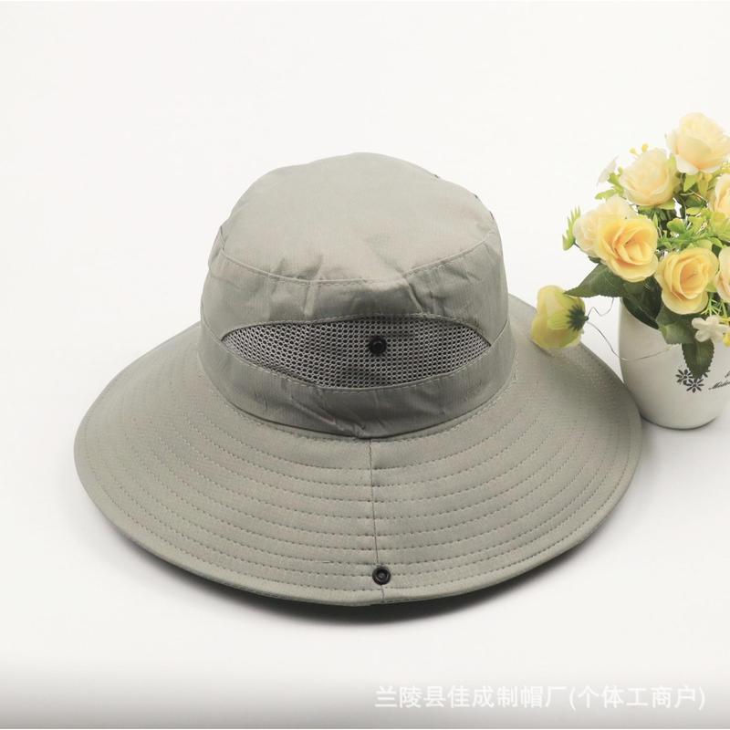 Mũ Ngư Dân, Mũ Chống Nắng, Chống Nắng, Dành Cho Nam Và Nữ, Thích Hợp Cho Các Hoạt Động Ngoài Trời, Vòng Đầu Lớn, Có Thể Gập Lại, Thoáng Khí, Tất Cả Các Mùa 6