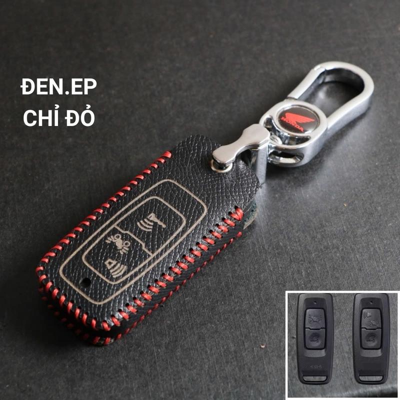Bao da bọc ốp chìa khoá Honda SH 2021, SH 2023, SH 350i, SH Mode, Lead, Cub, Winner X, AB 2023, PCX 160, Vario 160 2nut Móc Khoá Móc Khóa