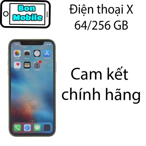 ĐIỆN THOẠI X QUỐC TẾ 64GB MÀU ĐEN TRẮNG FULL CHỨC NĂNG