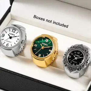 Jam Tangan Cincin Kuarsa Klasik Dengan Tali Musim Semi Dial Kecil Yang Sama Untuk Pria Quartz Watch Dan Wanita Personalisasi Jam Tangan Cincin Kuarsa Klasik Dengan Tali Musim Semi Dial Kecil Yang Sama Untuk Pria Quartz Watch Dan Wanita Personalisasi