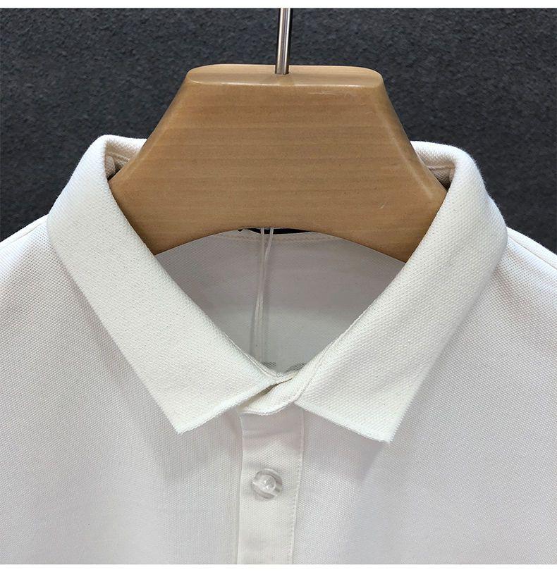 Product Introduction of No.1 Short-Sleeved T-shirt Men's Polo Shirt Summer New High-End Lapel Versatile Half Sleeve T-shirt Fashion Brand Printing T-shirt Menswear Top Human Casual Short Sleeve 3