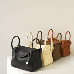 Lindy Bag Genuine Leather Lindy Bag Women's Handbag Vintage Pillow Doctor Bag