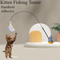 Gambar Vinnatsu Mainan Bulu Kucing / Mainan Kucing Stick Teaser / Mainan Bulu Tongkat Lentur Bisa Di Lepas Pasang Untuk Kucing Anjing Dengan Suction Cup - Penggoda kucing tong dari Vinnatsu MALL2 Kab. Tangerang 3 Tokopedia
