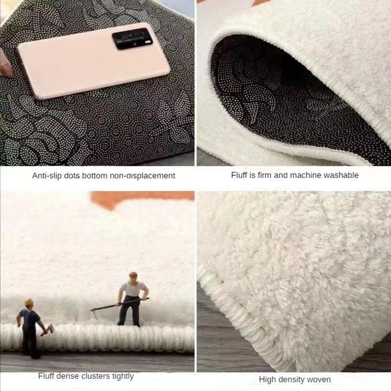 Angel & Letter Pattern Bathroom Mat, Non-slip Soft Bath Mat, Angel Design Oval Shaped Non-slip Bath Mat, Summer Decorative Entrance Floor Mat for Indoor, Room Decor 5