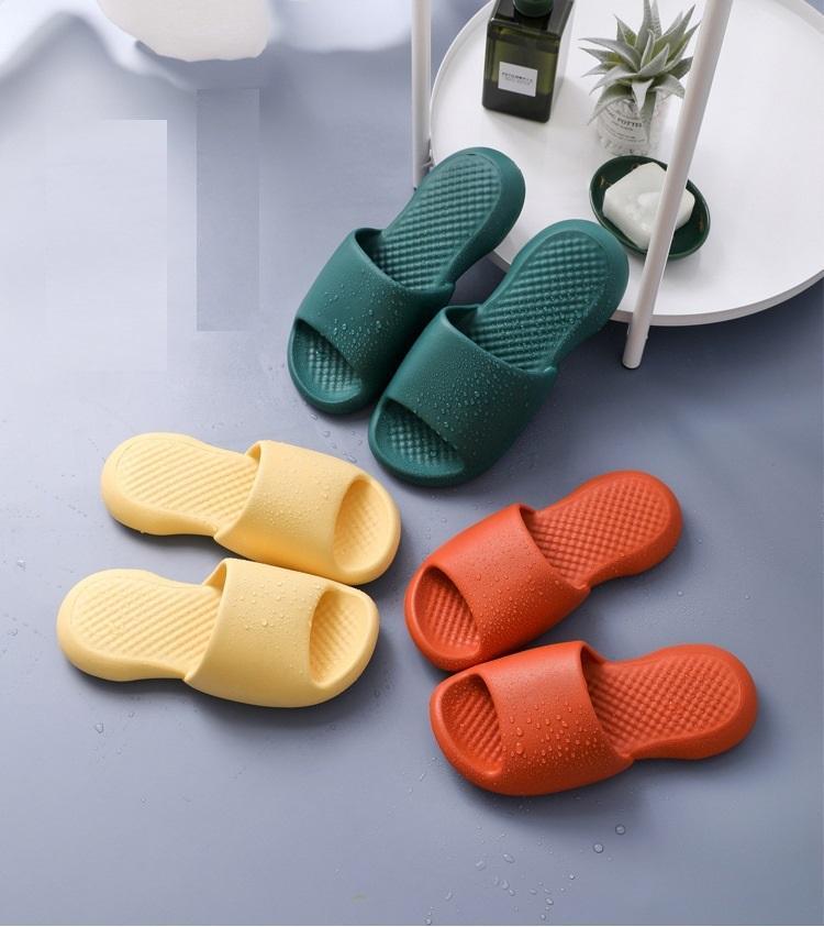 Product Introduction of Bouncee Sandal Rumah Anti-Slip Slipper EVA Soft Unisex - Sandal Anti Licin Santai Gaya - sandal rumahan kamar mandi - Sandal Selop pria wanita 1