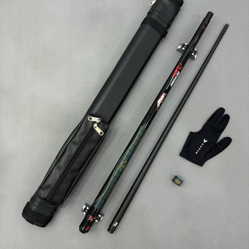  Combo Cơ Bida Lỗ - Lip Perator 314 Phủ Carbon Tặng Bao Da Găng Tay Lơ 