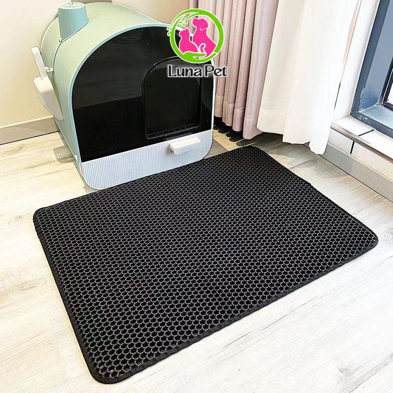 Thảm hứng cát mèo Luna Pet TCM01- Thảm chống văng cát cho nhà vệ sinh khay chậu…