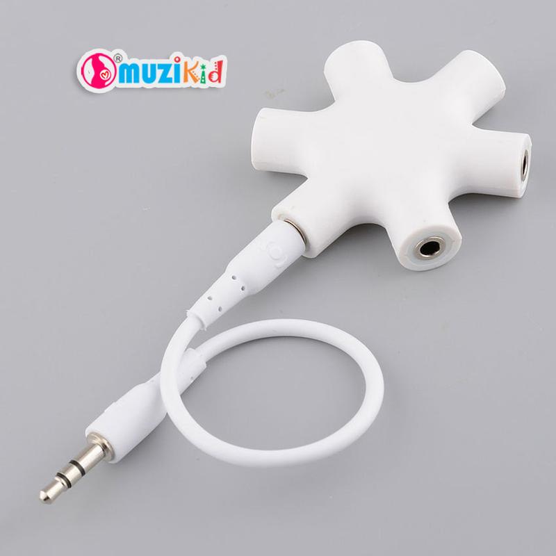 Bộ chia tai nghe chuẩn tròn 3,5mm - từ 1 đầu ra 5 đầu 3