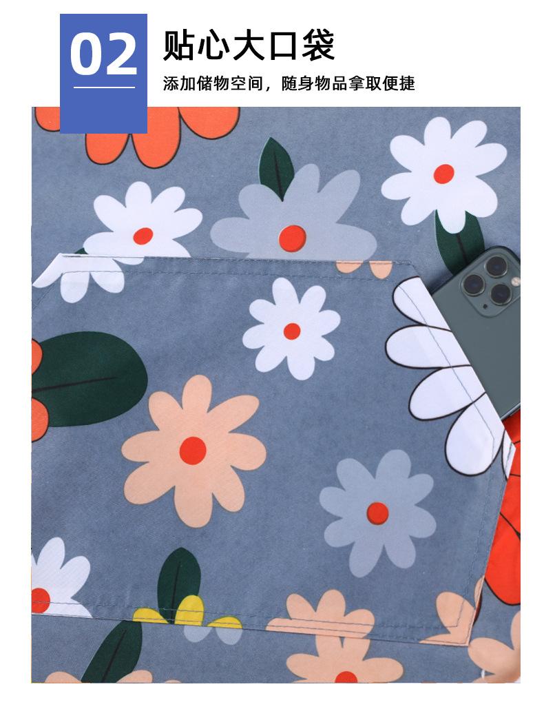 Product Introduction of Waterproof Apron Home Kitchen New Work Women's Oil-Proof Cute Japanese Style Fashion Apron Strap 5