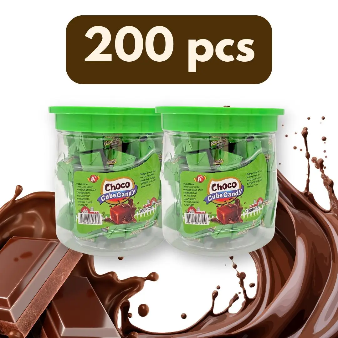 [COD] Creamy Crunch Cubes 3-Jar Bundle (300pcs) - Milk Cube & Choco ...