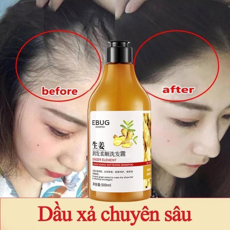 Dầu Gội Gừng Tươi 500ml – Chống Rụng Tóc Tăng Cường Mọc Tóc Dưỡng Tóc Mềm Mượt Dầu Gội Thiên Nhiên Chăm Sóc Tóc Giảm Rụng Tóc -- mini dầu gội dầu gội sữa tắm dầu gội trị gầu dầu gội trị gàu sữa tắm dầu gội