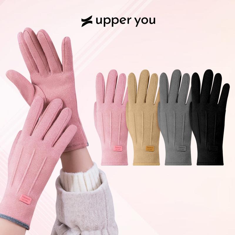 Bao Tay Giữ ấm Cho Nữ Cao Cấp Upper You Chống UV Thiết Kế Ngón Tay Chạm Màn Hình Cảm Ứng - GLF03